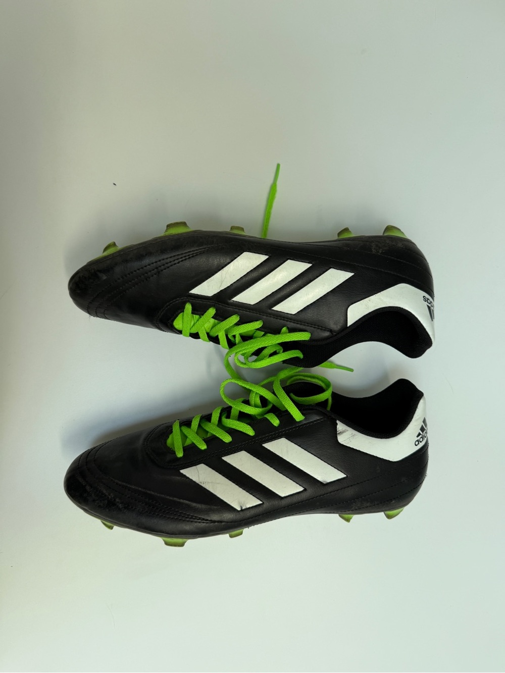 adidas Black and White Soccer Cleats